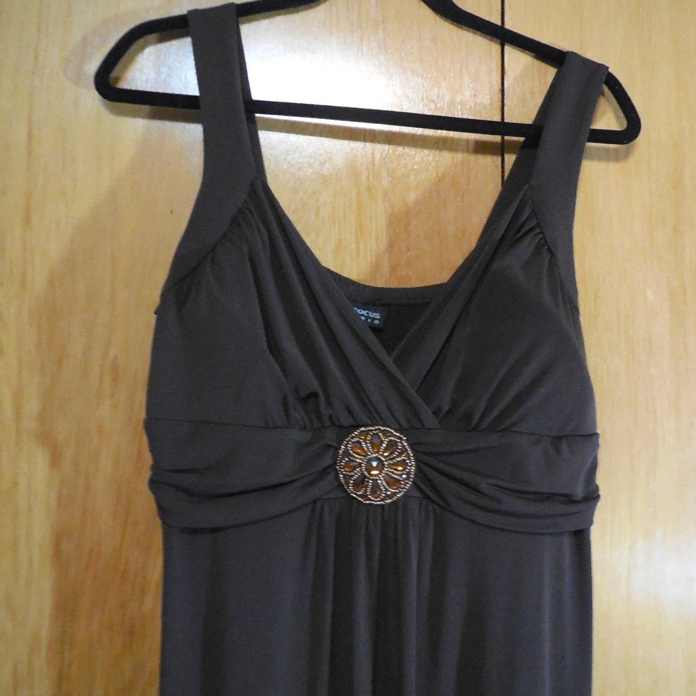 3 for $24, Enfocus Studio, chocolate brown, empire waist maxi dress